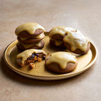 John Whaite's mincemeat-stuffed gingerbread biscuits